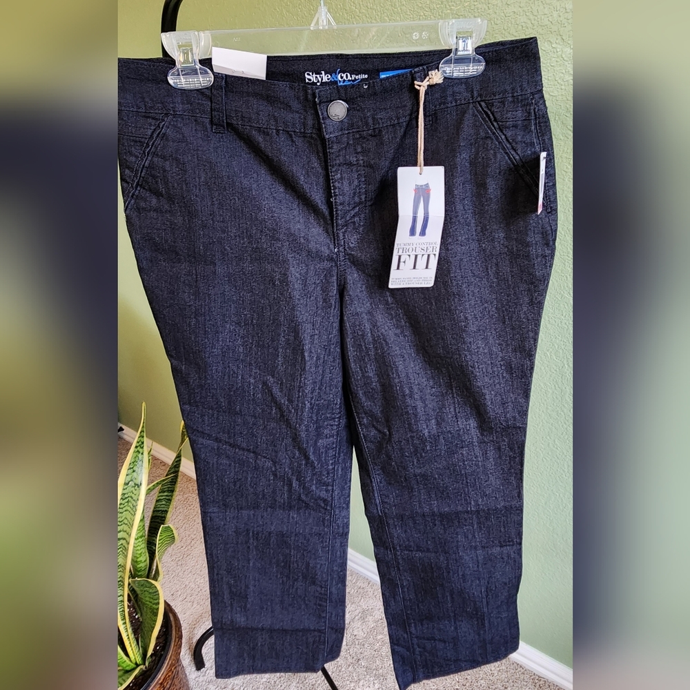 Style & Co Petite Jeans Trousers with Tummy Control